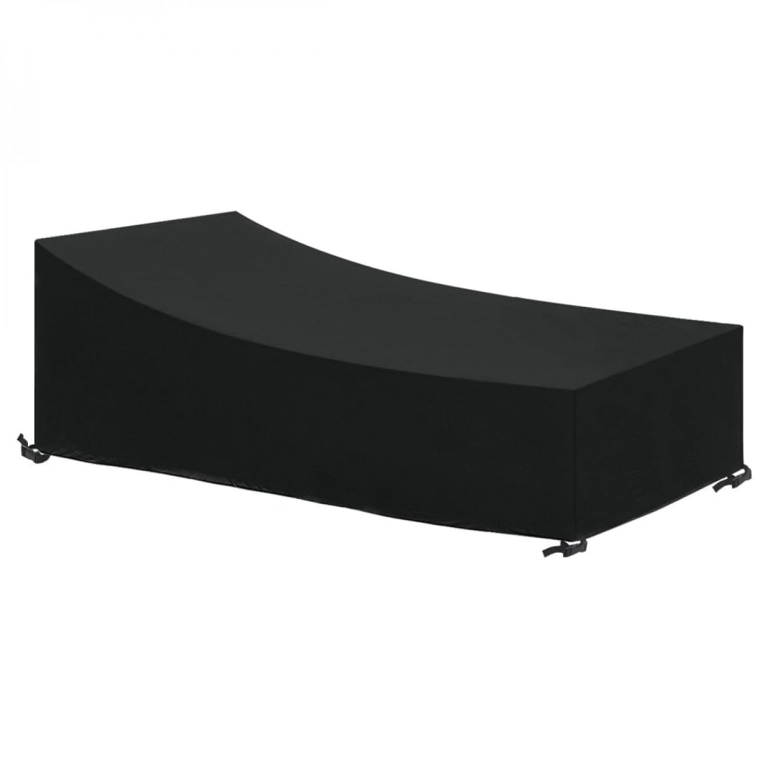Linxor - Bâche, housse de protection imperméable pour transat - 210 x 75 cm - Noir