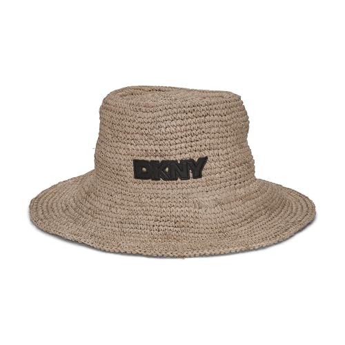 Bonnet pour femme DKNY en maille naturelle chic et confortable