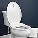 Bio Bidet BB500 Heated Electric Bidet Seat with Warm Water Wash, Night Light, Low Profile Design, Elongated