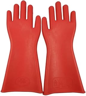 Anti-electricity Protect Rubber Gloves Professional High Voltage Electrical Insulating Gloves Electrician Safety Work Glove 41CM