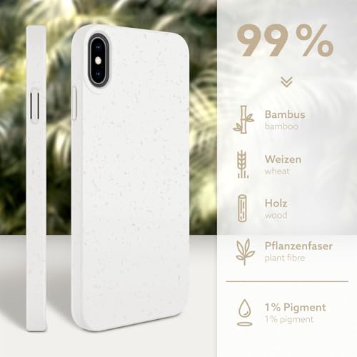 Coque iPhone XS Max biodégradable ONEFLOW Sama Sama blanche - 4