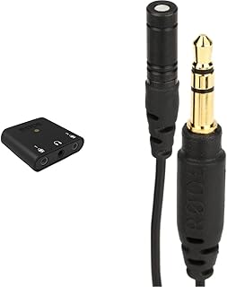 RØDE AI-Micro Ultra-compact Dual-channel Audio Interface & Lavalier GO Professional Lavalier/Lapel Microphone for Broadcast, Filmmaking, Content Creation, Location and Studio Voice Recording – Black