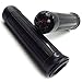 HTTMT MT080-25-BK Black Skull style Hand Grips 1 inch Handlebar Compatible with Harley XL 883 Hugger Sportster Cruiser