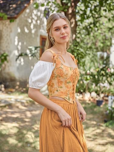 Image of Scarlet Darkness Women Renaissance Corset Pirate Bustier Top Bodice Bodyshaper