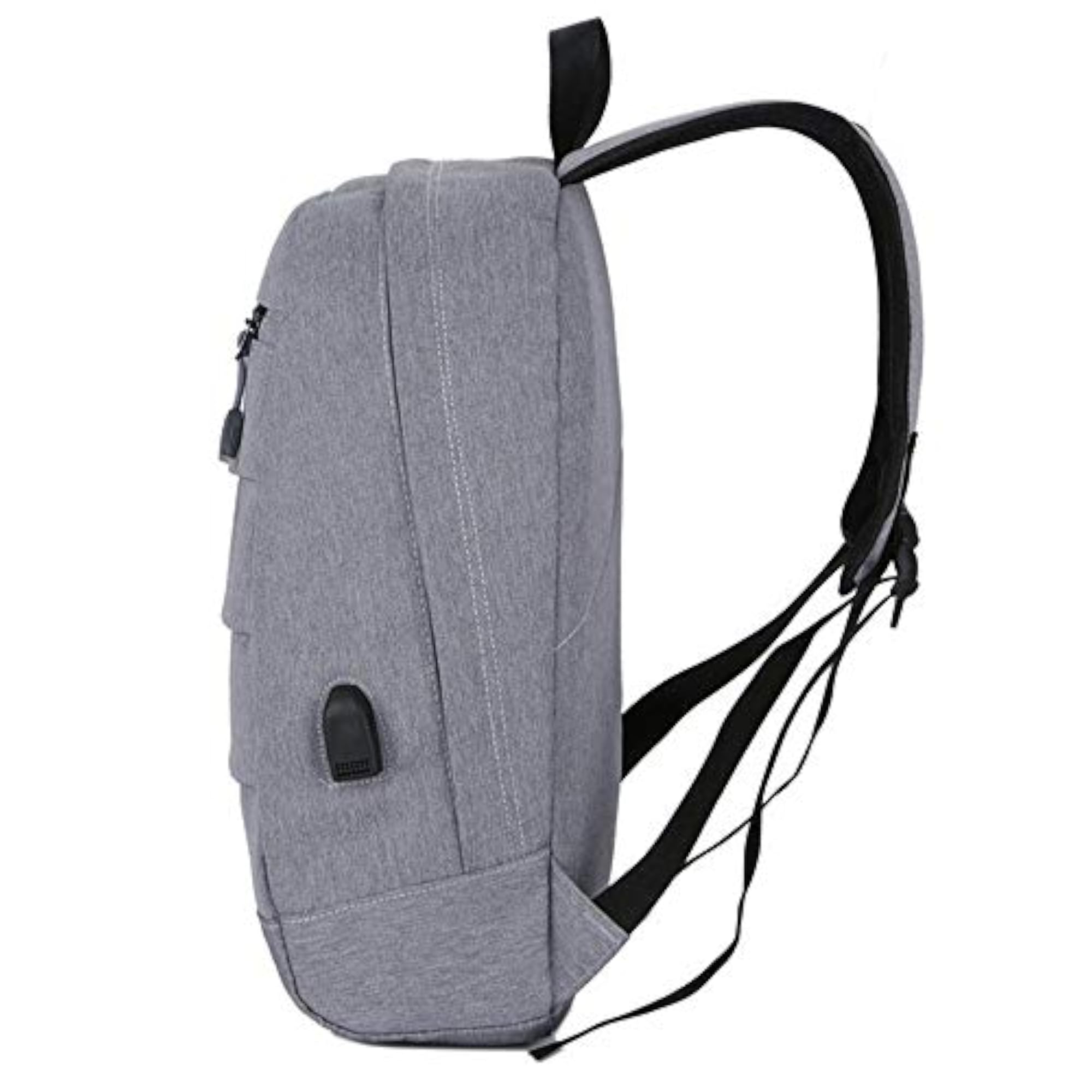 Dark Blue Work Backpack with USB Computer Bag