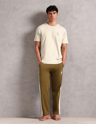 Image of U.S. Polo ASSN. Mens OEE12 Comfort Fit Pure Cotton Lounge T-Shirt
