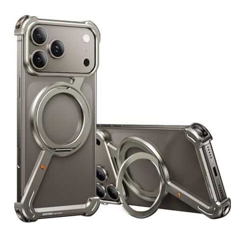 For IPhone 17 Air/17 Pro/17 Pro Maxp^P[XA}Olbg]OX^hJo[At[XMA~^[O[hیP[X,17pro,Grey