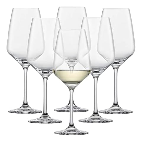 SCHOTT ZWIESEL Weißweinglas Taste (6er-Set), zeitlose Weingläser für Weißwein, spülmaschinenfeste Tritan®-Kristallgläser, Made in Germany (Art.-Nr. 115670) Cover
