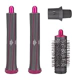 Hair Curling Iron Barrel Attachments: Long Hair Curling Barrels Styler with Adaptor for Dyson Airwrap Hair Dryer, Styler Iron Attachment Parts Hair Tool