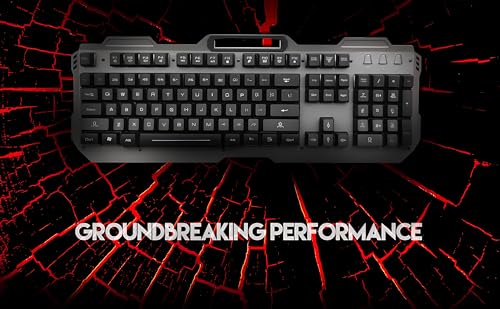 Image of Wired Gaming Combo with LED Backlit USB Keyboard & Mouse Gold Plated USB, Braided Cable (Does not Support iPad Tablet mobiles)