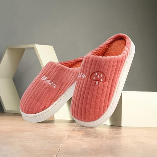 Image of VRITRAZ Women's Comfort Slip On Closed Toe Warm Winter with Cute Design print House Clog Indoor Slipper