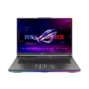 ASUS ROG Strix G16 Laptop | 16″ Full-HD 165Hz/7ms 16:10 IPS Display | Intel Core i9-14900HX | 32 GB RAM | 1 TB SSD | NVIDIA RTX 4070 | Windows 11 | QWERTZ Tastatur| Eclipse Grey