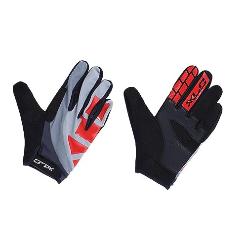 Guantes largos enduro anti vibrations XLC CG-L13 rojo gris de vtt