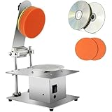Machine de polissage et de réparation de disques DVD/CD avec châssis en acier inoxydable, réglage à 7 vitesses, 6000 tr/min, pour réparation de rayures et récupération de données