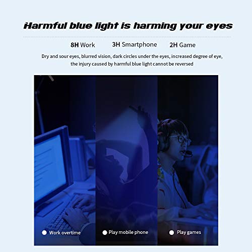 KKmoon A05-1-6623 Óculos anti-raio azul à prova de fadiga Óculos protetores de olhos confortáveis ​​