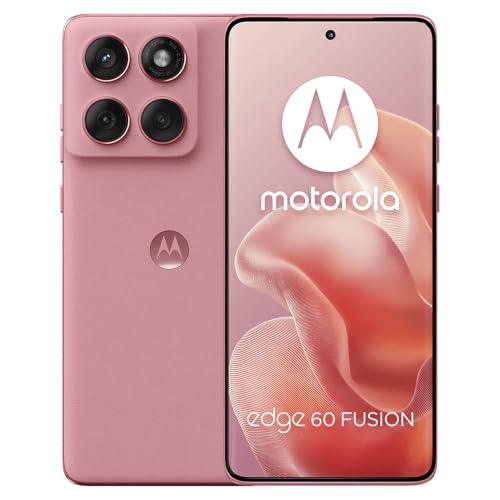 Image of Motorola Moto Edge 60 Fusion 5G Ai (Compatible with Tmobile Mint Tello & Global) (256GB+8GB) NFC 50MP Triple Cam Dual Sim 6.67 inch Curved XT2503-1 Latino American Version (Zephyr (Rose))