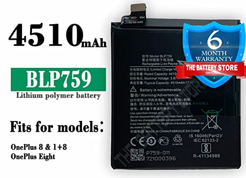 Image of THE BATTERY STORE Original BLP803 Battery for Oppo 7i / A53 / V3 /C17 / V3 5G Battery with 6 Month Warranty**** (PP1)