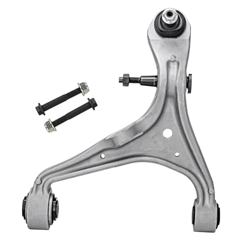 Image of Detroit Axle - AWD Front End Control Arms Kit for 2008-2014 Cadillac CTS, 2 Lower Control Arms w /Ball Joint 2 Outer Tie Rod Ends 2009 2010 2011 2012 2013 Replacement - 4pc Set