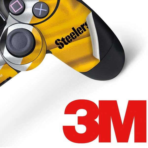 Skinit Decal Gaming Skin Compatible with PS4 Pro/Slim Controller - Officially Licensed NFL Pittsburgh Steelers Design