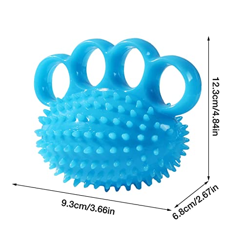 Palla da ginnastica in silicone con impugnatura a