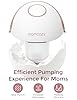 Momcozy Breast Pump Hands Free Mobile Style | M6, Wearable Breastfeeding Pump Ideal Rhythm for More Milk, DoubleFit Flange More Fit & Discreet with 3 Modes & 9 Levels, 24mm (Cozy Red, 2 Count)