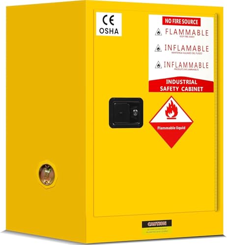 16 Gallon Flammable Storage Cabinet with Adjustable Shelf