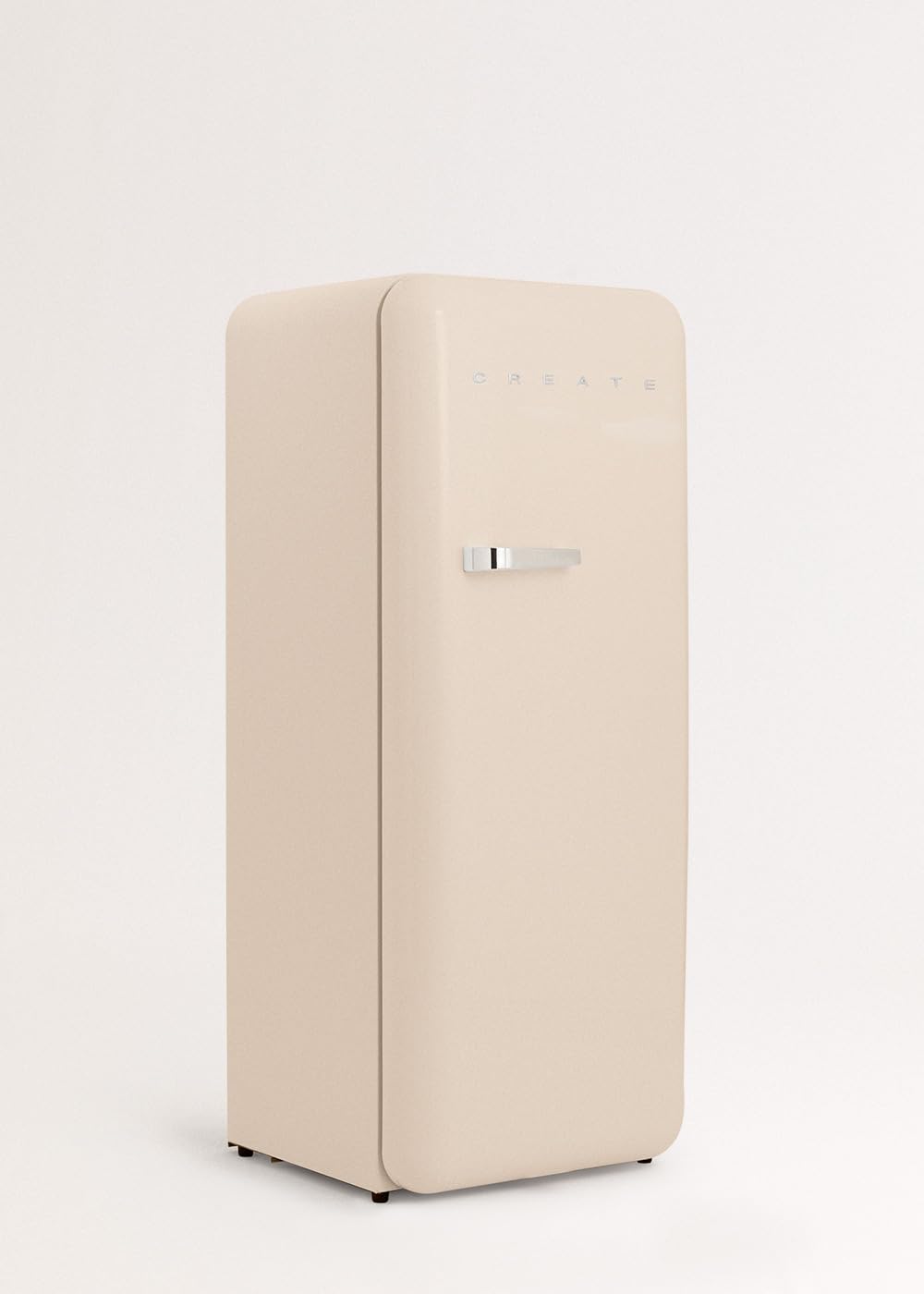 CREATE / RETRO FRIDGE 150 WOOD/Frigorífico blanco roto maneta madera con congelador 281L / 102W. bajo consumo. diseño vintage. 150cm. 3 estantes. regulador temperatura. botellero. 60x60x150cm — view 59