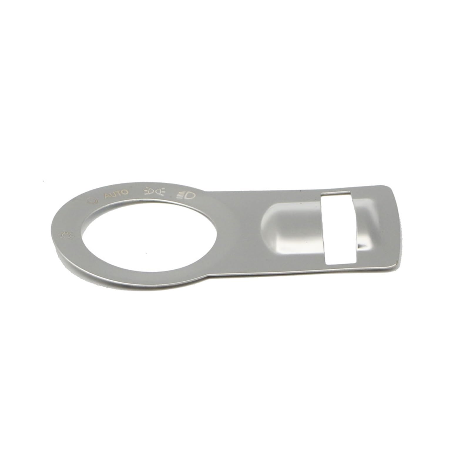 Interior Mouldings for Chevrolet for Malibu for Cruze for Trax Stainless Steel Car Headlight Switch Cover Sticker Trim 1 Piece Car Accessory(Single Hole)