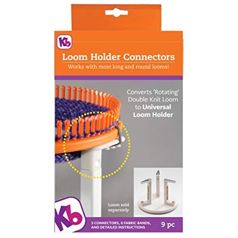 Authentic Knitting Board Holder Connectors, use with Rotating Loom 3 Piece Cover