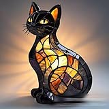 Artfuy/Funfany Glowkitty, Liferocky/Migilife/Mallslovin Glow Kitty Halloween Cat Lamp, 2025 New 3D Cute Pet LED Table Light for Living Room Bedroom Home Office Decor (A1)
