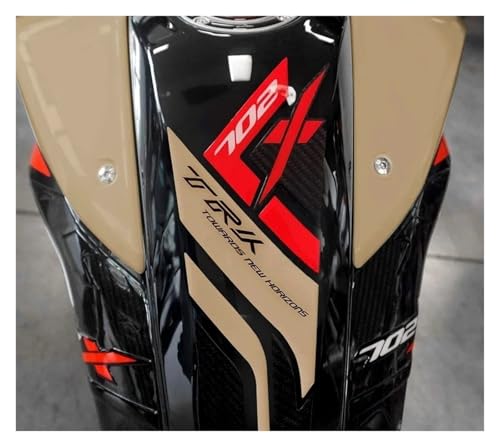Autocollant de protection réservoir TRK 702X pour vos road trips 2024
