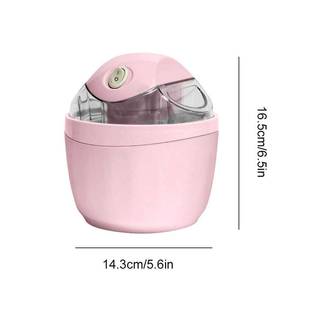 Mini máquina de helados para el hogar, mini máquina eléctrica rápida de 15 minutos, máquina personal de helado y sorbete, máquina eléctrica compacta para cocina, golosinas familiares