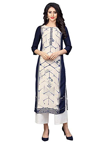 Image of Navlik Women's Polyester Regular Kurti