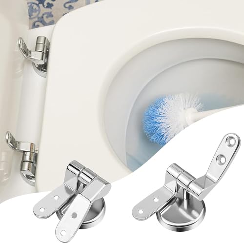 Topolenashop 2 Cerniere Per Wc Supporti Copriwater Universale In Acciaio Inox 2Pz. Art-52880
