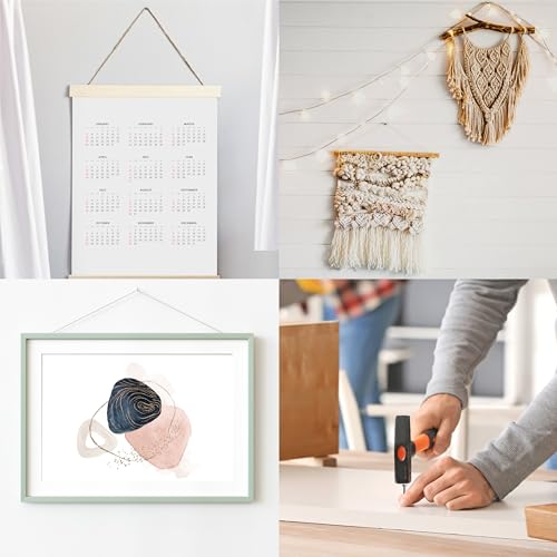 FIXXIA Bildernägel mit oder ohne Einschlaghilfe, 30 Stück ø2mm, schwarz mit gold-, oder silberfarbenem Dekokopf ø6mm, 20, 25, 30, 40, 50mm, Betonnägel, Wandnagel (Goldfarben, 40mm)