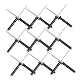 TOPPERFUN 50stücke Teiliges Aluminium Blindnieten Mit Großem Flansch Und Langlebige -rivets Für Metallanwendungen Geeignet Für Verschiedene Blechverarbeitungen Und Einsätze