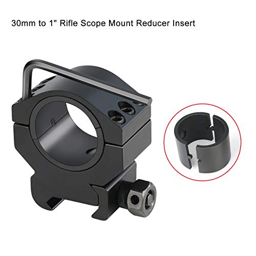 Otw Picatinny Scope Rings 1 Inch Medium Profile For 20/21 Mm Picatinny Rails(2 Pieces) #TOP3