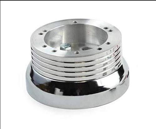 5 & 6 Hole Billet Steering Wheel Adapter Compatible with Chevrolet 1969-94 Models Ididit Flaming River