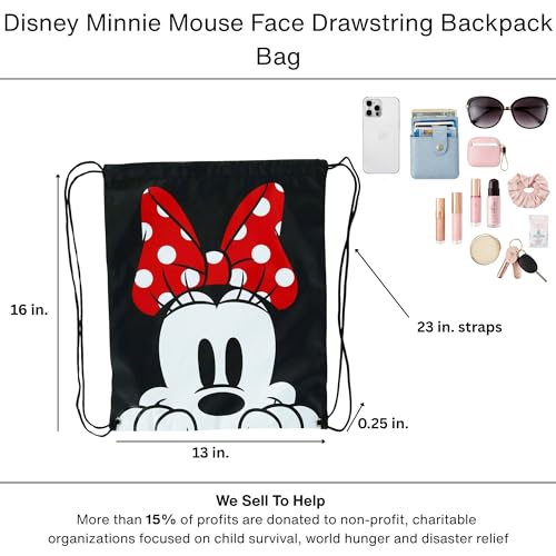 Disney Minnie Drawstring Backpack