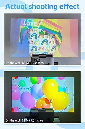 Image of TOPTRO Full HD Projector, TOPTRO X8 Android 9.0 Projector for Home 4K Support 6,900 Lumens WiFi Bluetooth Built in Apps Wireless Display, HDMI, USB, Remote Mini Projector for Home Cinema 4K Projector