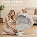 Baby Swings for Infants, FasonBaby Electric Baby Swing with 10 Preset Melodies, 5 Speeds, Remote Control and Bluetooth - Portable Infant Swing for Indoor and Outdoor(Beige)