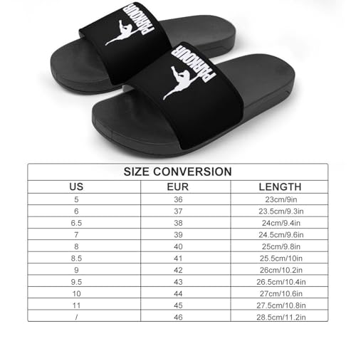 Parkour Sport House Slippers for Women Men Personalized Shower Shoes Sandals Slides2