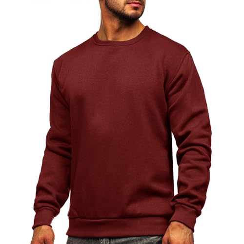 Pull amropi homme col rond : fini les hauts de travail fragiles grâce à ce sweat-shirt robuste