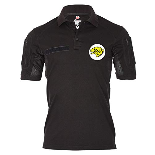 Polo tactique sPzAbt 503 noir vêtement militaire robuste