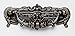 Omnia 9412-90 Decorative Drop 3-9/16 Inch Center to Center Drop Cabinet Pull, Shaded Bronze