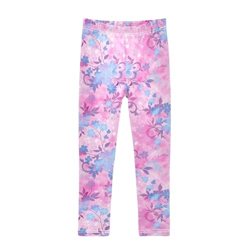 Tie Dye Unicorn Mermaid Girls Leggings Athletic Pants Tights Stretch Bottom