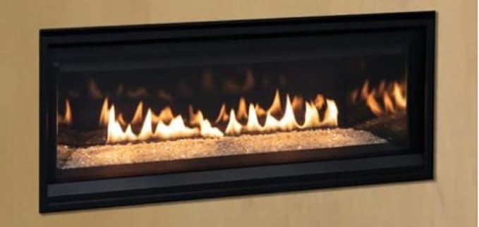 45" Linear Contemporary Direct Vent Natural Gas Fireplace with Electronic