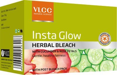 vlcc Insta Glow Bleach a base de plantas Cover