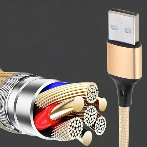 Image of SOOPII Premium 3-in-1 Multi Charging Cable, Nylon Braided Universal Cord with Micro USB, and 2 Lightning Connectors for Cell Phones | Fast Charging & High-Speed Data Transfer