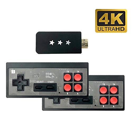 cypressen Retro Mini Juego 4 K HDMI videoconsola retro juego juego con mando inalámbrico HDMI salida integrado para dos jugadores  621 Juego clásico